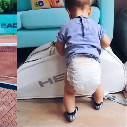 Цвети Пиронкова прави бебето тенисист