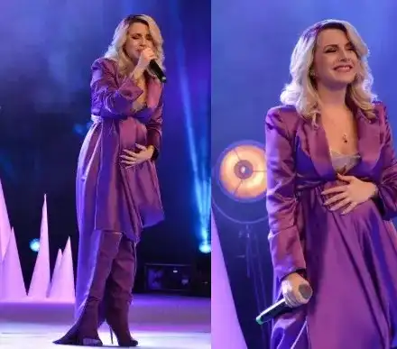 Поли Генова показа бременно коремче