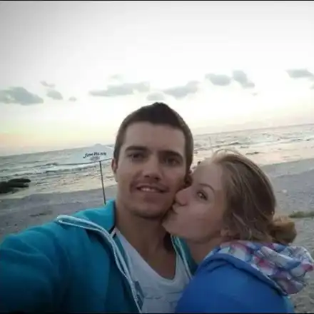 Алберт Попов с русо гадже