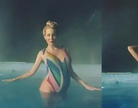 Антония Петрова се пусна по бански в 9-ия месец