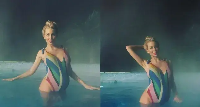 Антония Петрова се пусна по бански в 9-ия месец