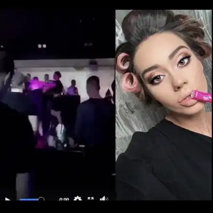 Биляна Лазарова в нов скандален екшън: Скочи на бой на фенка, докато пее на сцената (Виж файтаджийското ВИДЕО)