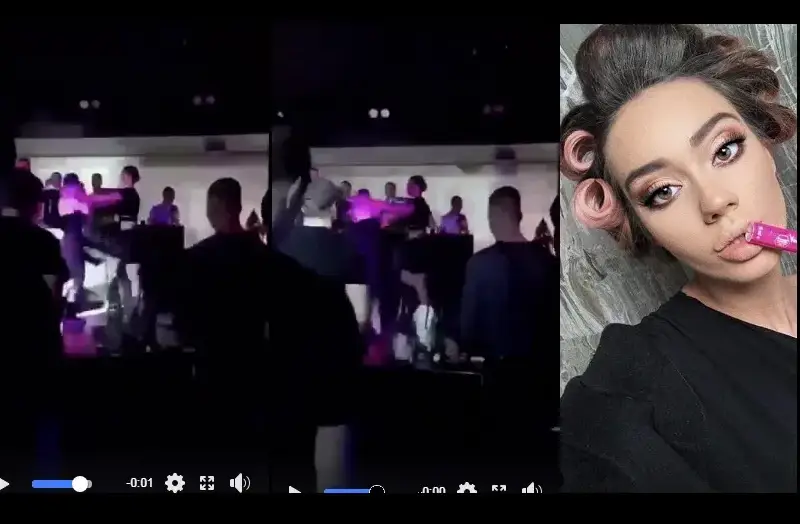 Биляна Лазарова в нов скандален екшън: Скочи на бой на фенка, докато пее на сцената (Виж файтаджийското ВИДЕО)