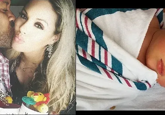 Най-красивата българка роди син