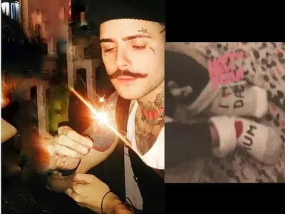 Венци Венц щракна бебето