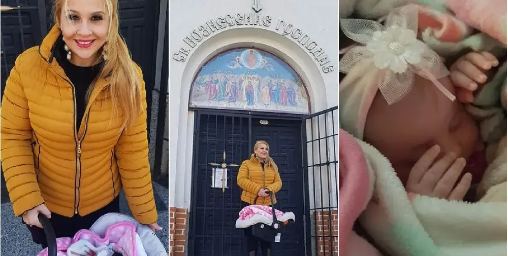Пайнерка показа бебето
