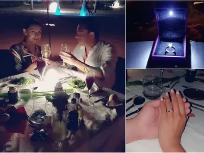 Пайнерка се сгоди на Малдивите