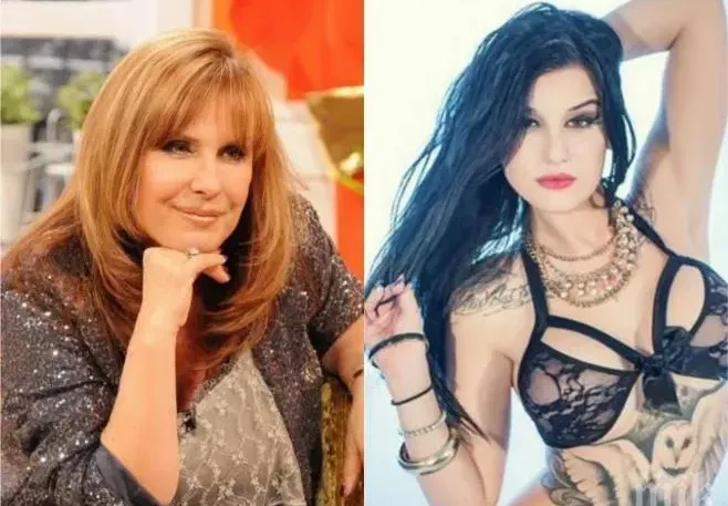 Щерката на Кичка подяжда доматите й