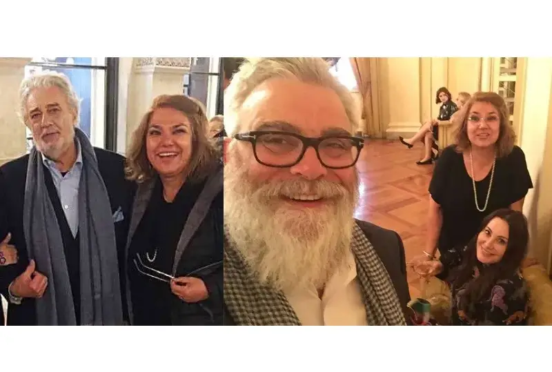 Дарина Павлова води Пласидо Доминго на Марта Вачкова и Владо Пенев