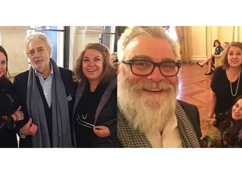 Дарина Павлова води Пласидо Доминго на Марта Вачкова и Владо Пенев