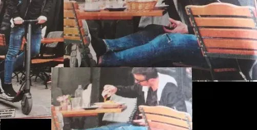 Бербо смени бентлито с тротинетка! Яде по заведенията полулегнал, вдигнал краката си на стол