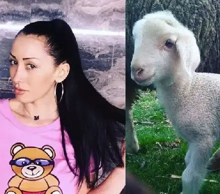 Джена брани агнета на Великден