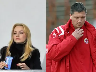 Жената на Любо Пенев гази закона, пуши на стадион
