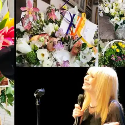 Отрупаха Лили Иванова с икони, играчки и цветя за юбилея