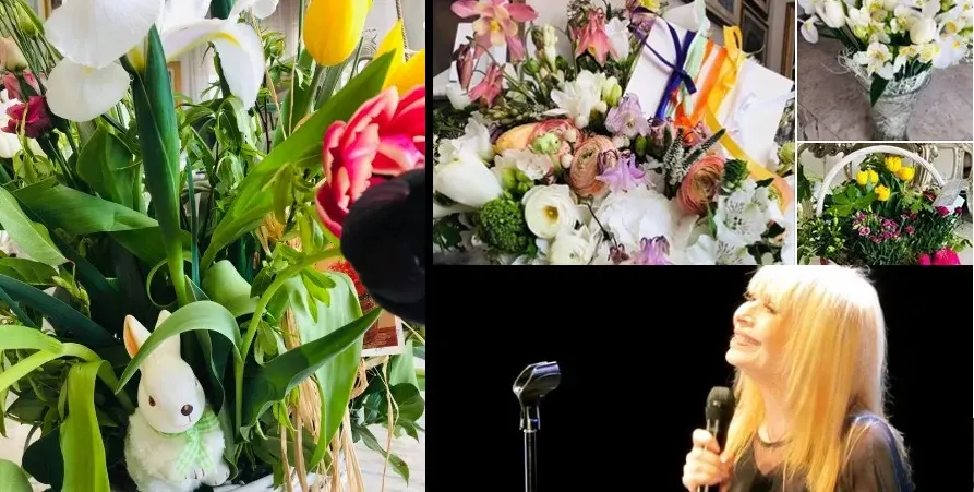 Отрупаха Лили Иванова с икони, играчки и цветя за юбилея