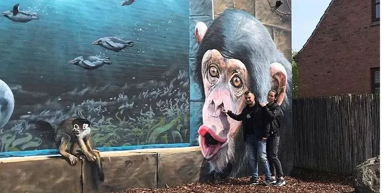 Джена гледа маймуни в Дания