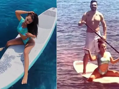 Гери-Никол кара сърф с ново гадже