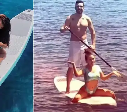 Гери-Никол кара сърф с ново гадже