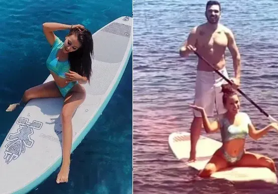 Гери-Никол кара сърф с ново гадже