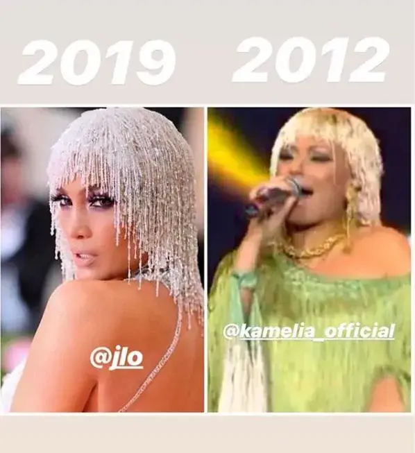 Камелия скочи на Джей Ло