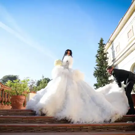 Световно признание! Роклята на топ дизайнерката Евгения Борисова за сватбата на Цеци Красимирова предизвика световен фурор! (Снимки)