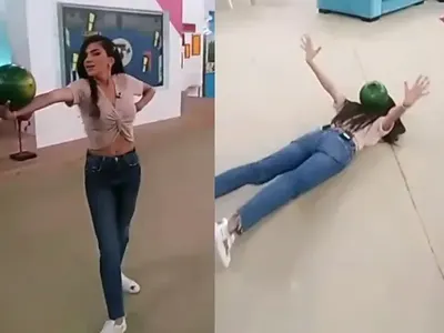 Андреа Банда Банда прави съчетание с диня