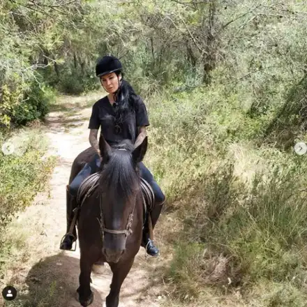 Цеци Красимирова на езда