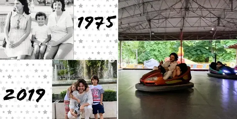 Киркоров заведе децата във Варна! Поп звездата се вози на блъскащи колички