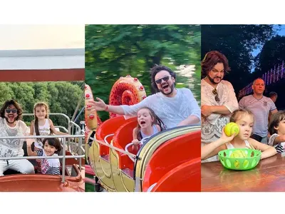 Киркоров заведе децата във Варна! Поп звездата се вози на блъскащи колички