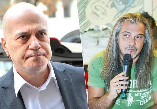 Маги влиза в студиото на Слави