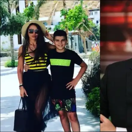 Алисия срещна сина си със Слави