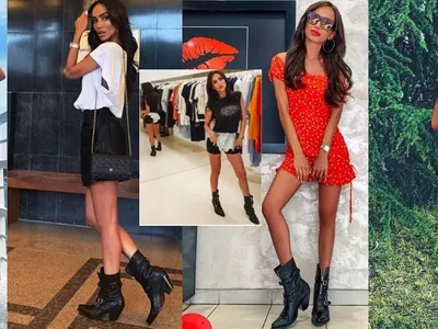 Биляна, къде са ти колената? Бившата на Божинов обича Фотошопа и… кожените си зимни боти, които не сваля дори при 40 градуса жега