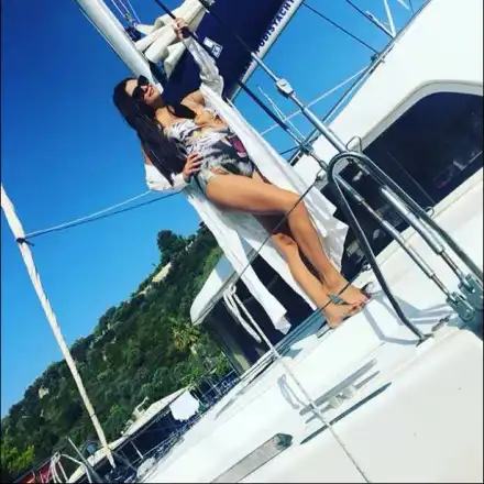 Деси Цонева бременее на яхта