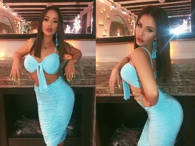 Гери-Никол вае фигура с ФОТОШОП! Стеснявайки талията си, изкриви камината