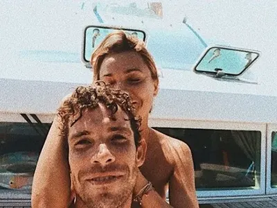 Явор Бахаров с Рая и брат си на каравана