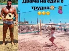 Покрай бременността и пълнеенето на Златка, и Благо Георгиев се угои! Вижте какви кълки е отпрал