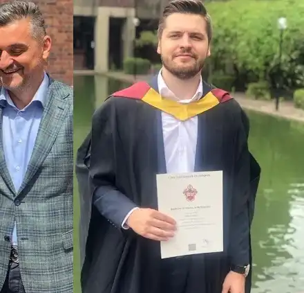 Синът на Кирил Добрев се дипломира в Лондон за 120 бона