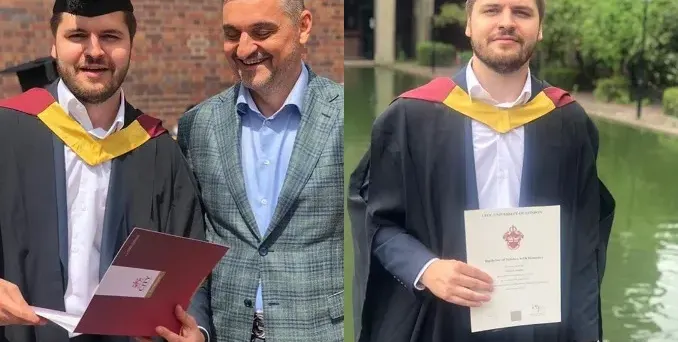 Синът на Кирил Добрев се дипломира в Лондон за 120 бона