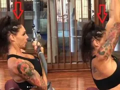 Златка вае тяло, но главата си занемари! Плеймейтката ОПЛЕШИВЯВА (Фото факт)