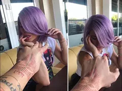 Ася Капчикова стана лилава