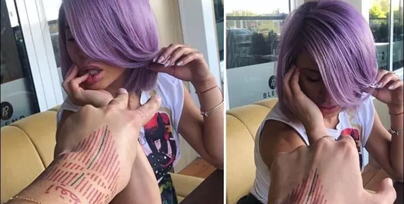 Ася Капчикова стана лилава