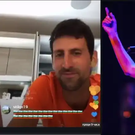 Джокович купонясва с Деси Добрева