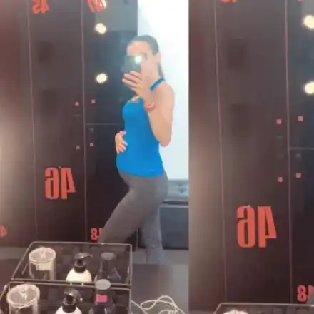 Годеницата на Наум Шопов – Теа Минкова, показа наедряло бременно коремче