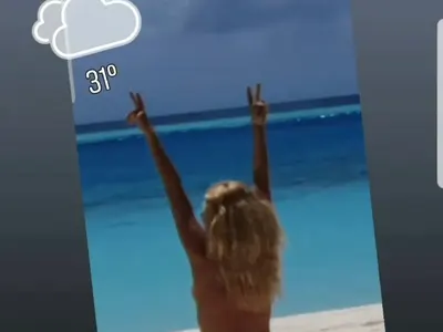 Палавници! Гала се препича по монокини на Малдивите, а половинката й Стефан пък се пусна без гащи (СНИМКИ в ГАЛЕРИЯ)