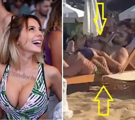 Папи Ханс забрави за Дара и португалката! Хванаха го на плажа да мачка гърдите на 18-годишна миска (Папарашки СНИМКИ)