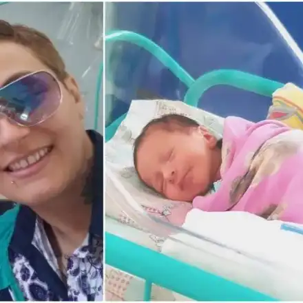 Първото бебе с еднополови родители тръгна по заведенията