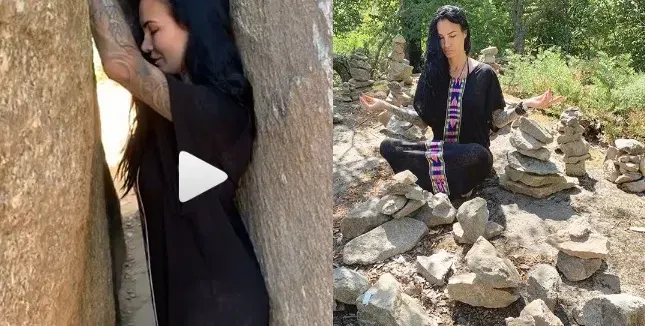 Цеци Красимирова се моли за бебе на Бегликташ! Прясната госпожа мина през скален процеп, за да роди от мъжа си Майкъл