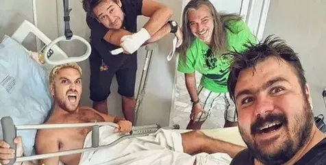 Синът на Маги Халваджиян прикован за леглото! Бебо с 5 пирона в крака след инцидента, стискат палци да проходи отново