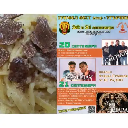 Трюфел Фест 2019 - Угърчин с куп атракции и свободен вход! Ще търсим, готвим и опитваме ястия с божествената гъба БЕЗПЛАТНО