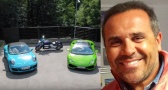 Вижте как скандалният адвокат с отнети права Стоян Рътков се фука с Ламборгини и Порше! (ВИДЕО)